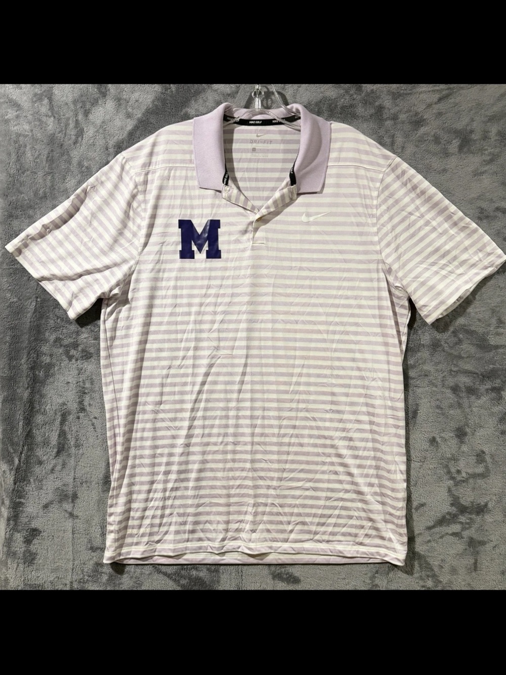 Nike Golf Dri-Fit Polo Shirt Michigan Wolverines [891239-543] Men’s Size Large